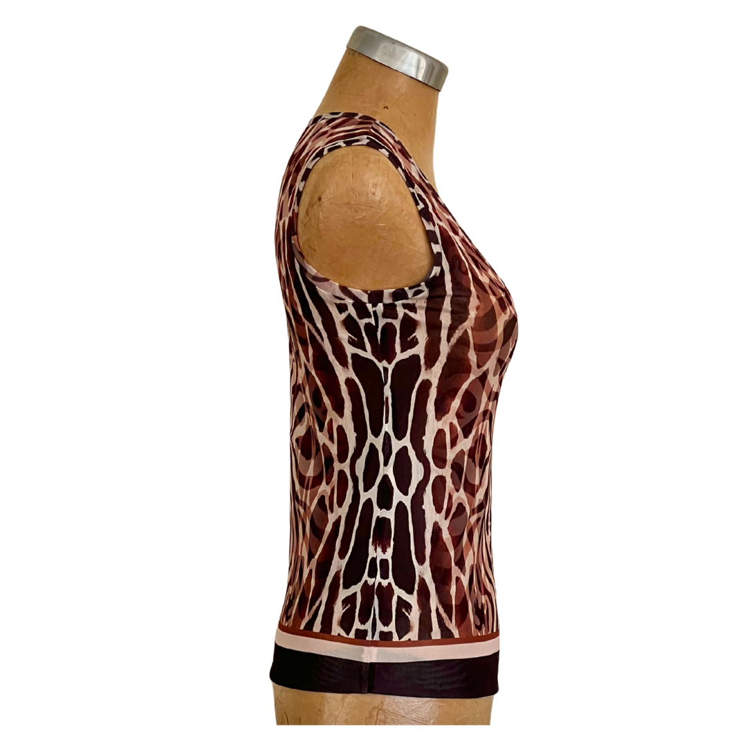 Mesh Top Tank Giraffe