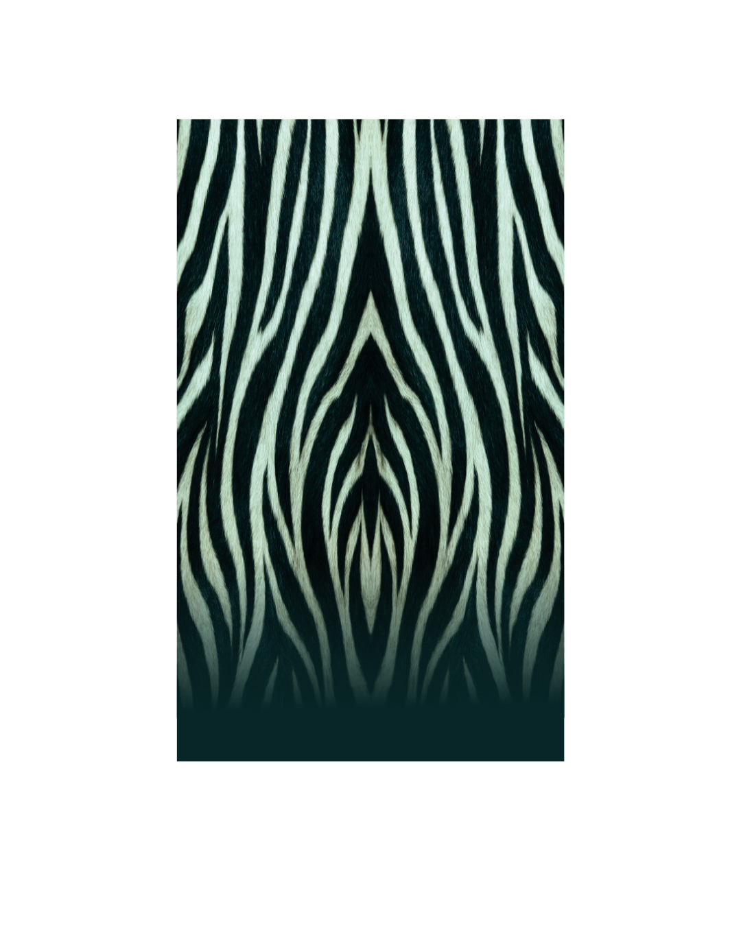 Mesh Top Tank Zebra