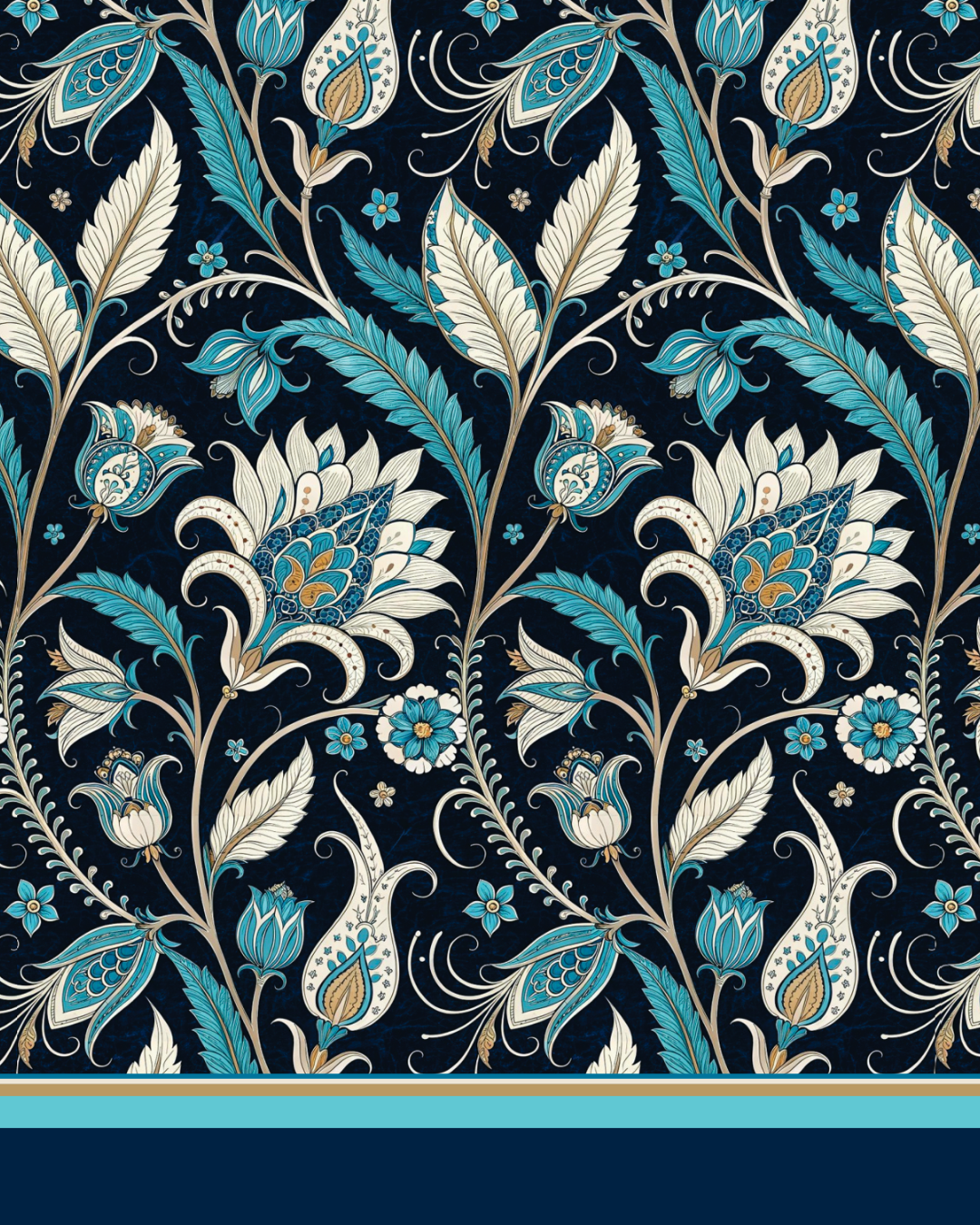 Velour Schloemphie Dress Jacobean Paisley