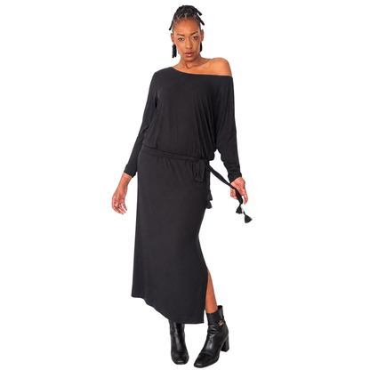 Bamboo Schloemphie Dress Black