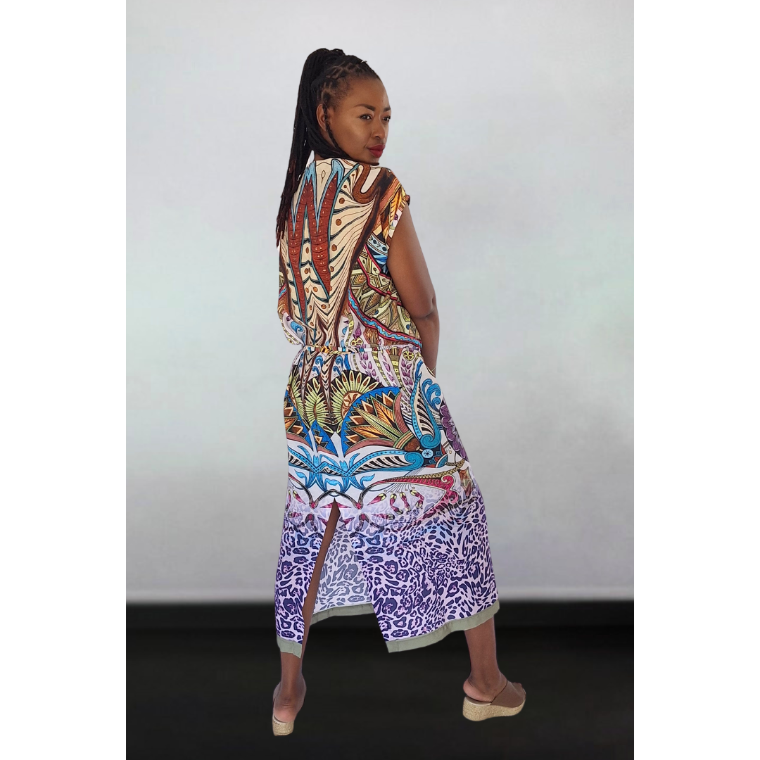 Cairo Kaftan Skinny Boatneck