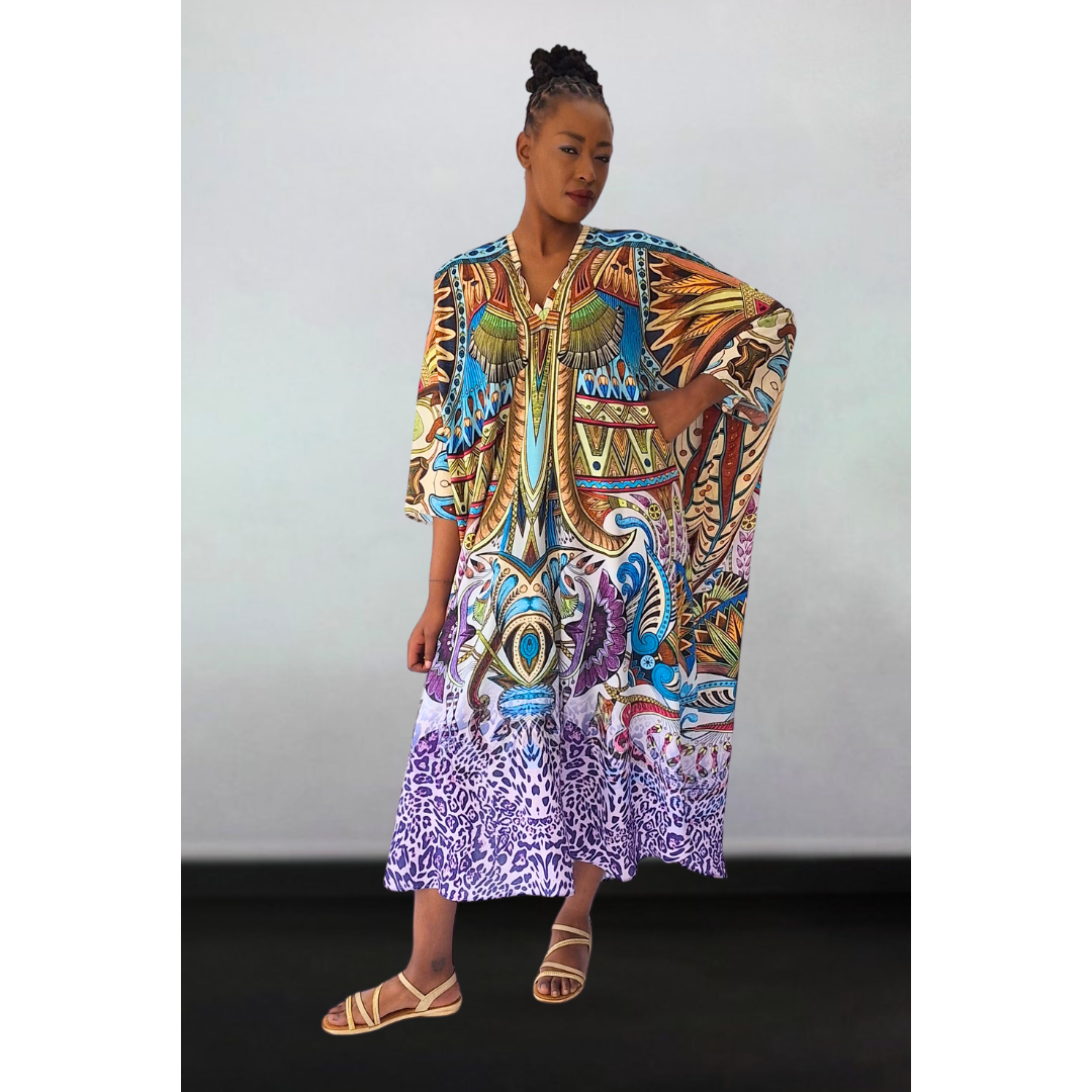 Cairo Kaftan Full V Neck