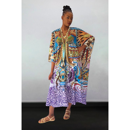 Cairo Kaftan Full V Neck