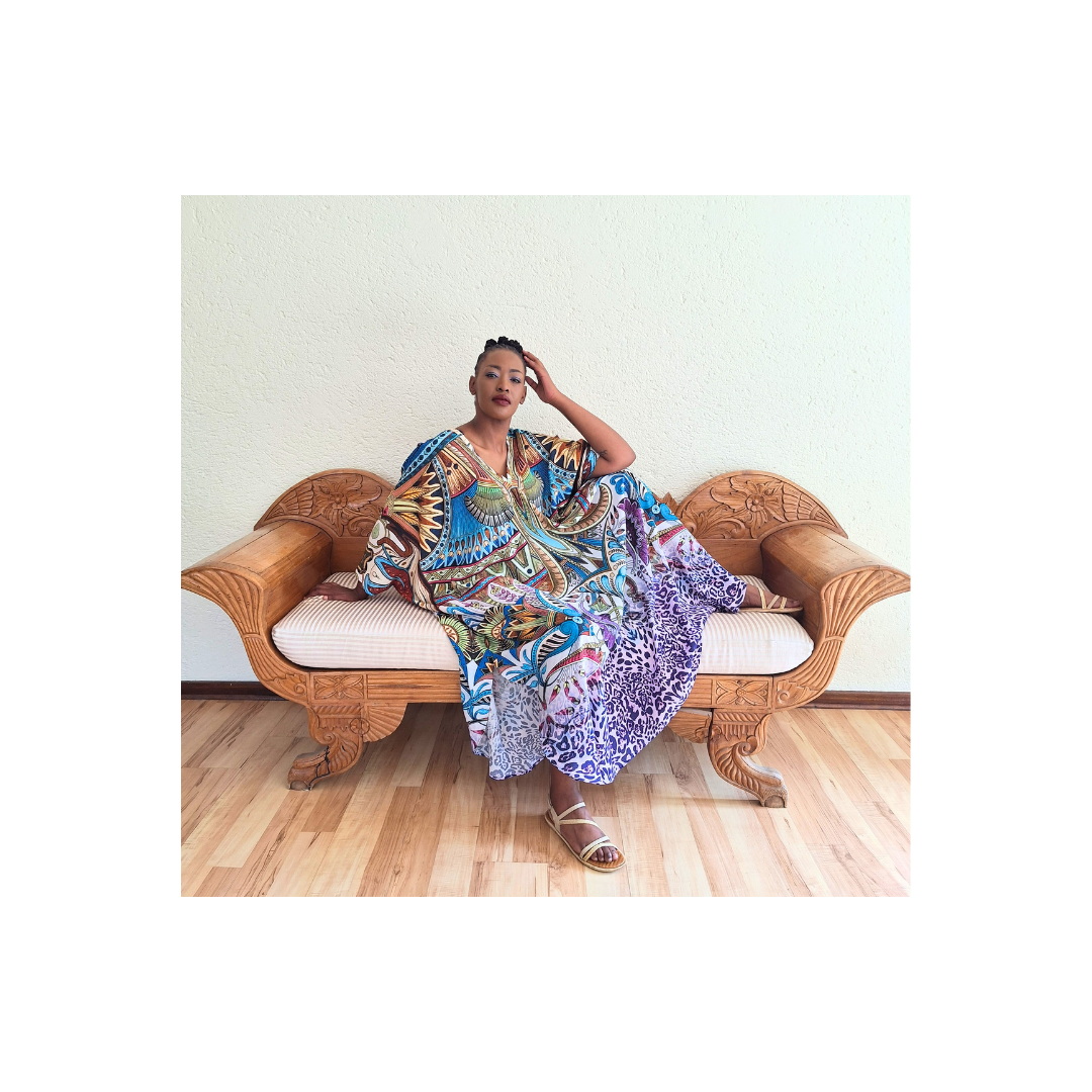 Cairo Kaftan Full V Neck