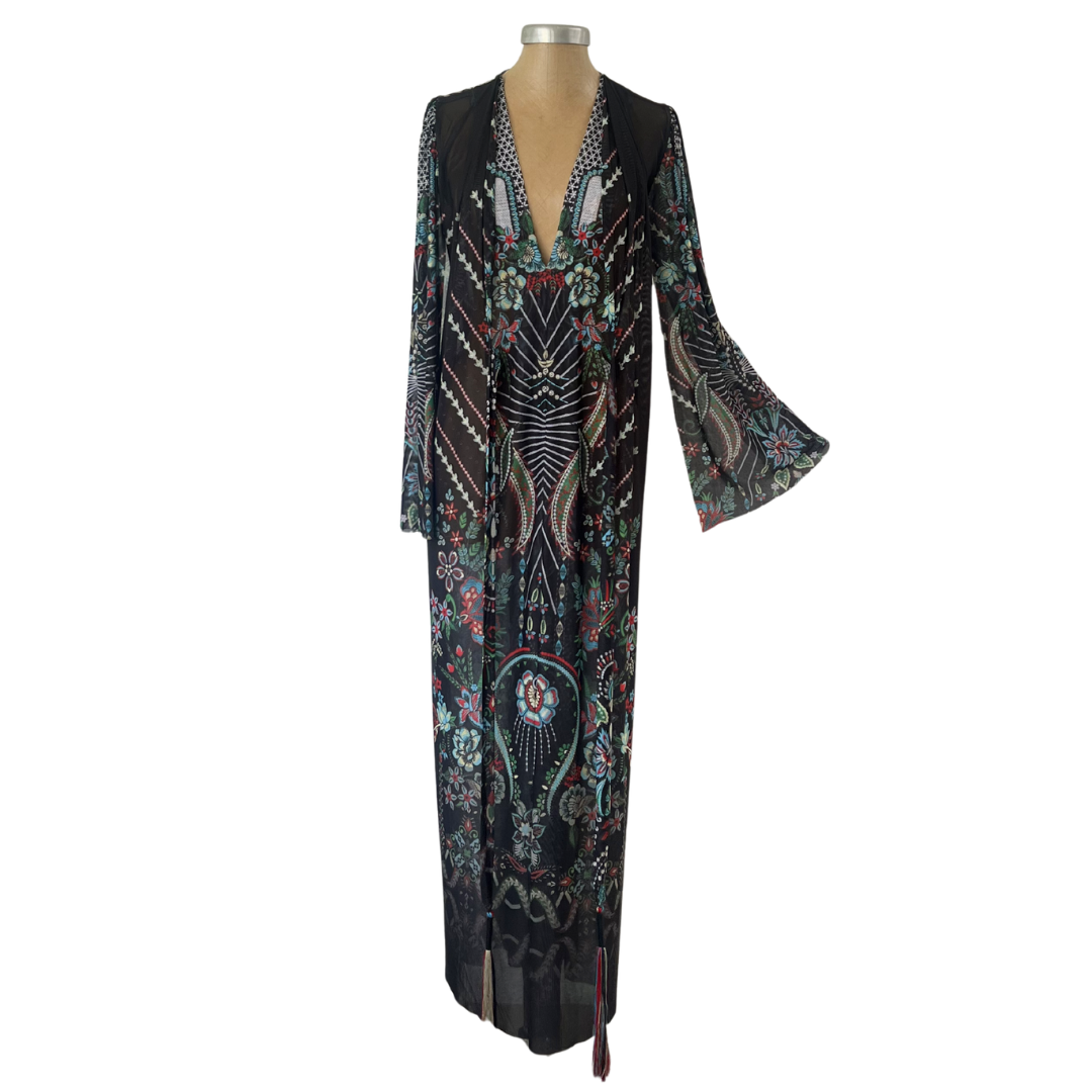 Mesh Tie Maxi Dress Persia