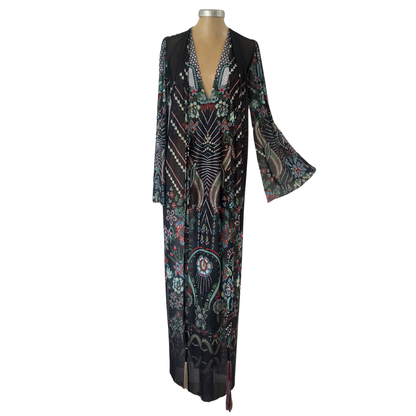 Mesh Tie Maxi Dress Persia