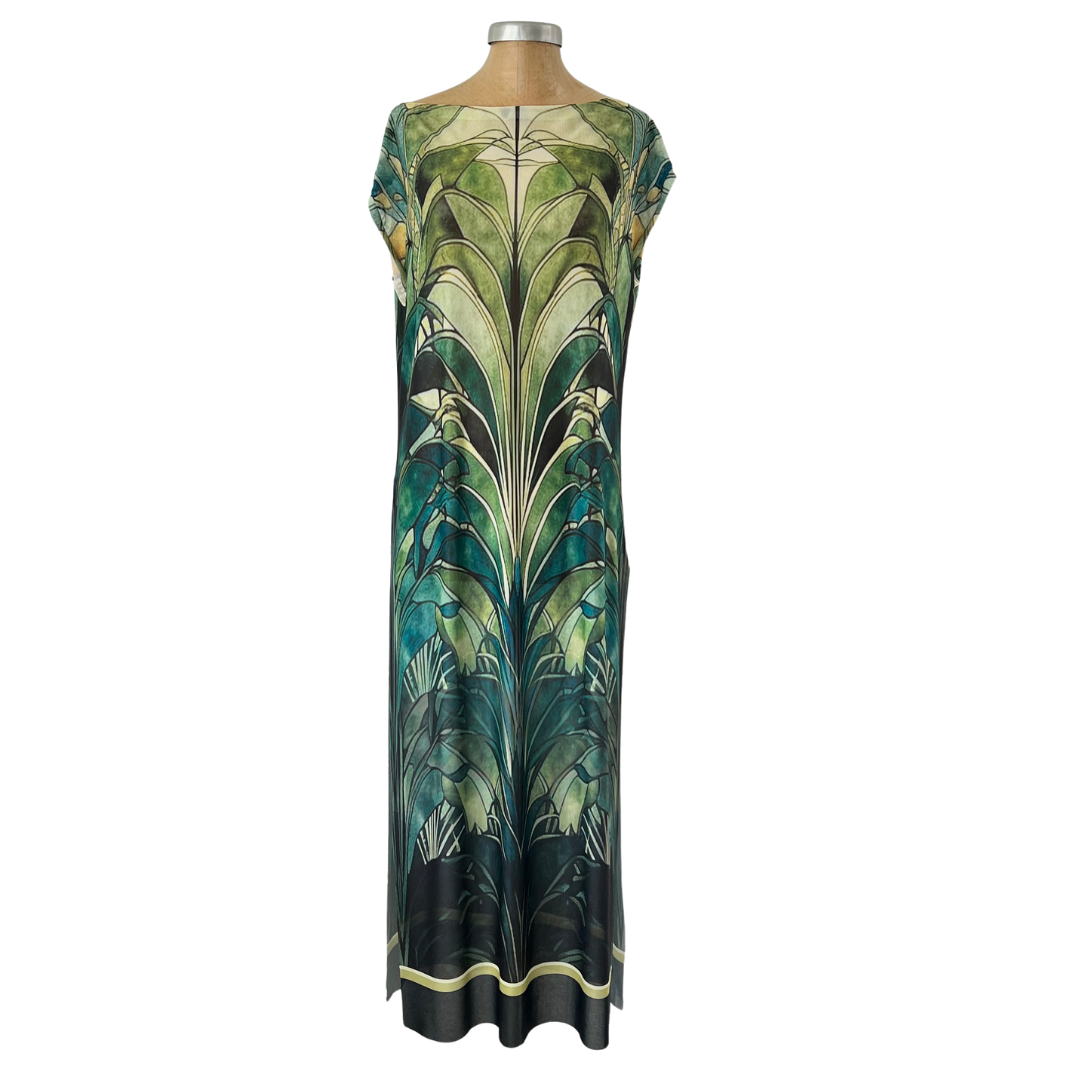 Mesh Gilet Maxi Palms in Window