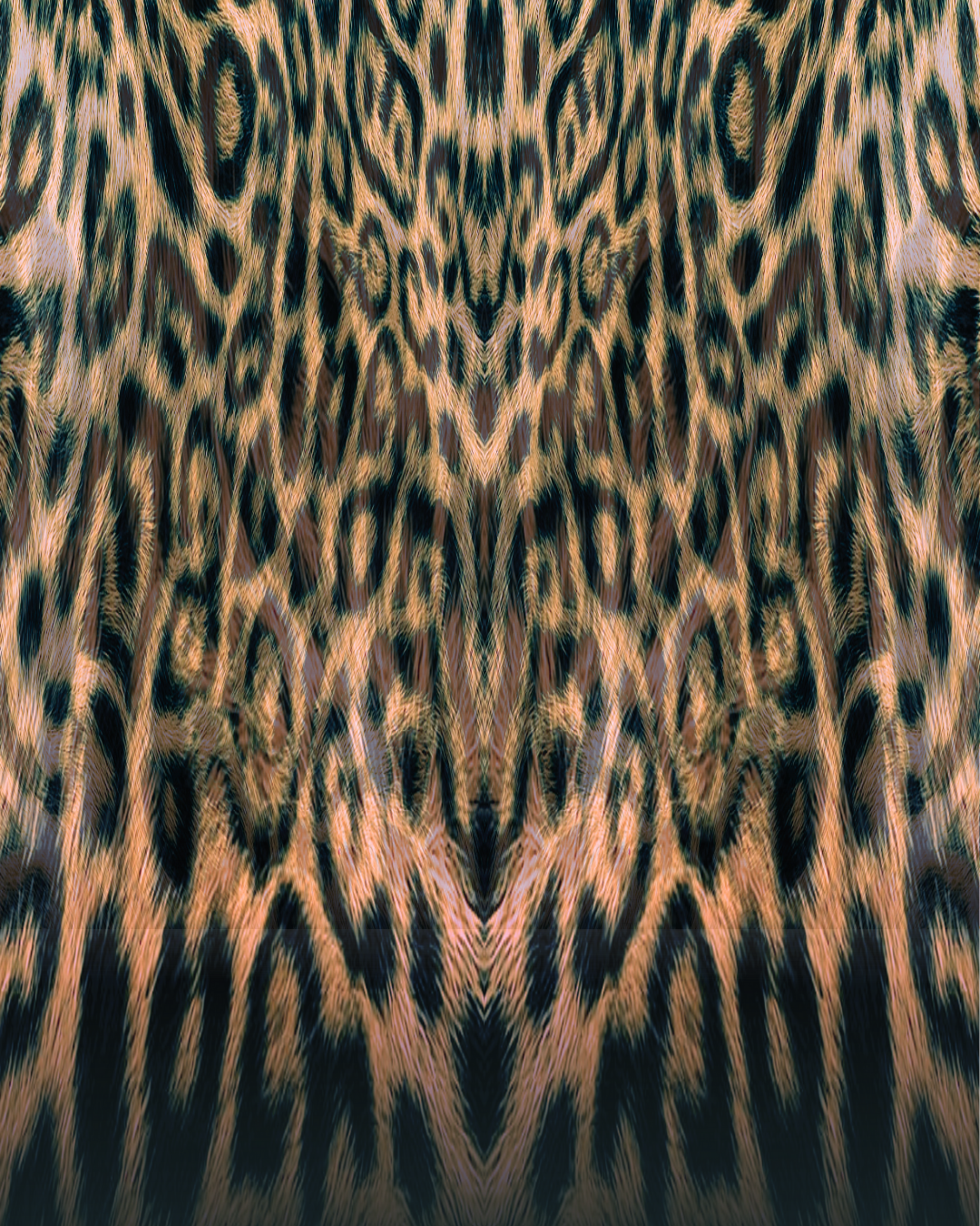 Mesh Tie Maxi Dress Leopard