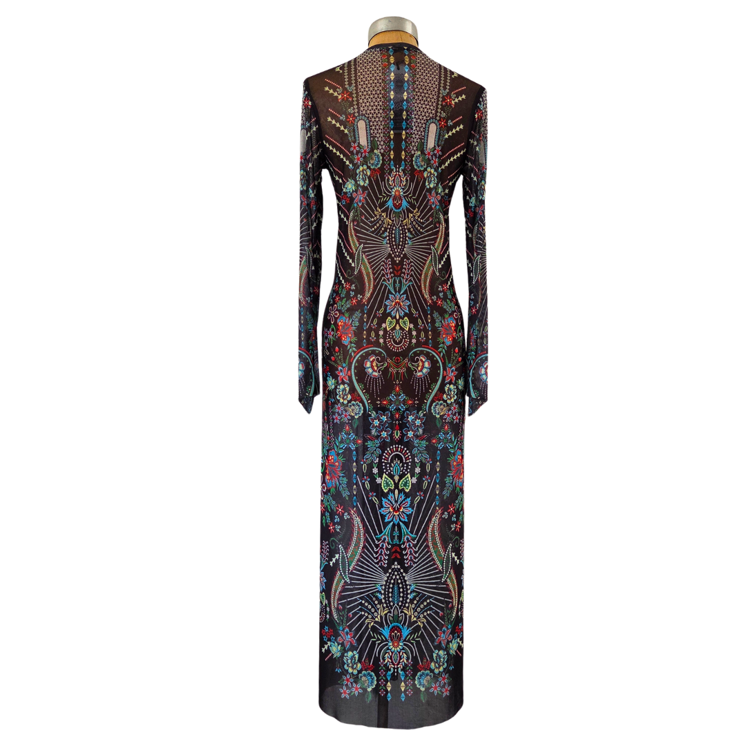 Mesh Tie Wrap Dress Persia