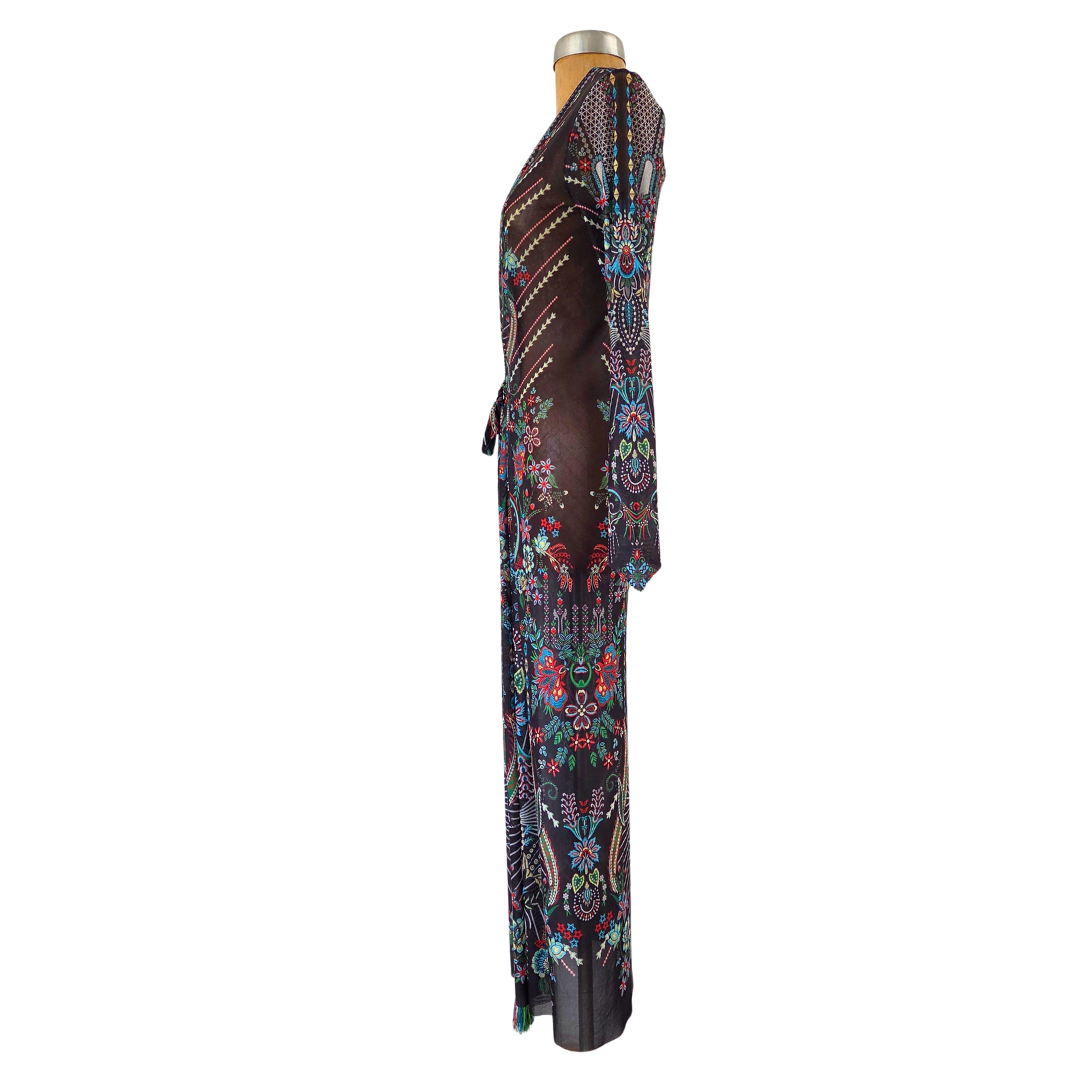 Mesh Tie Wrap Dress Persia