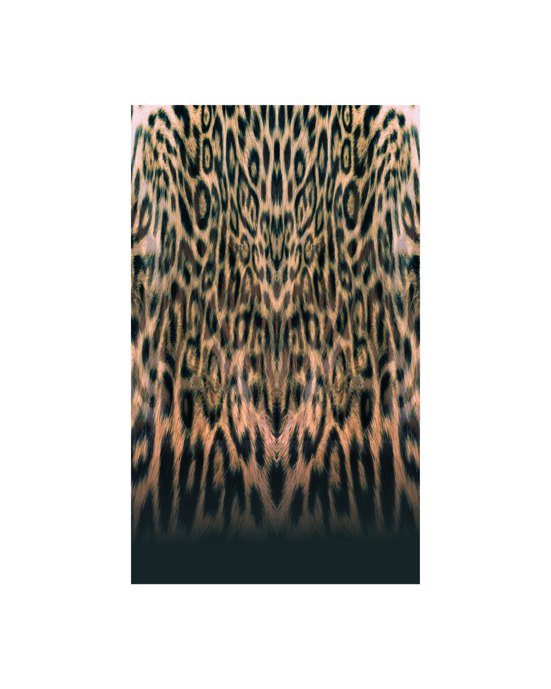 Mesh Top Asym Leopard