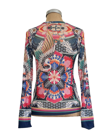 Mesh Top Crane with Waves