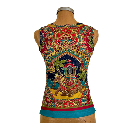 Mesh Top Tank Elephant Palms