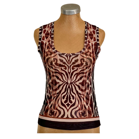 Mesh Top Tank Giraffe