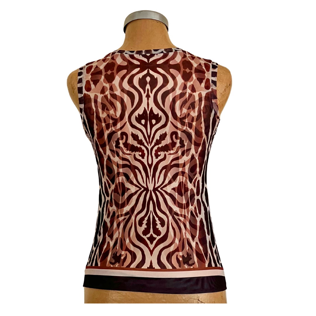 Mesh Top Tank Giraffe