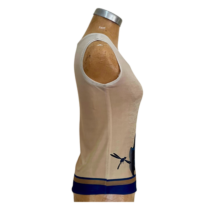 Mesh Top Tank Lotus Dragonfly