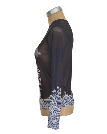 Mesh Top Tiger with Magpie
