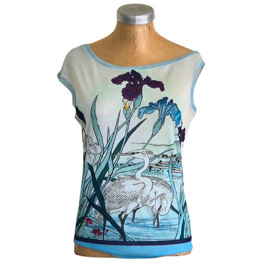 Mesh Top Asym Iris with Heron