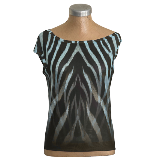 Mesh Top Asym Zebra