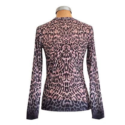Mesh Top Mocha Leopard