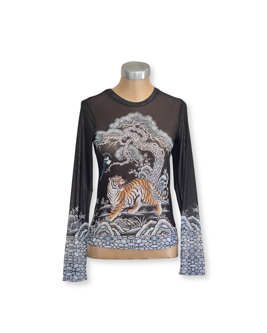 Mesh Top Tiger with Magpie