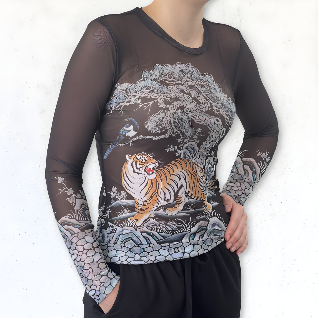 Mesh Top Tiger with Magpie