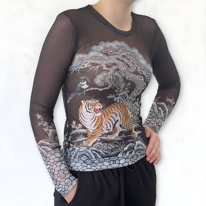 Mesh Top Tiger with Magpie