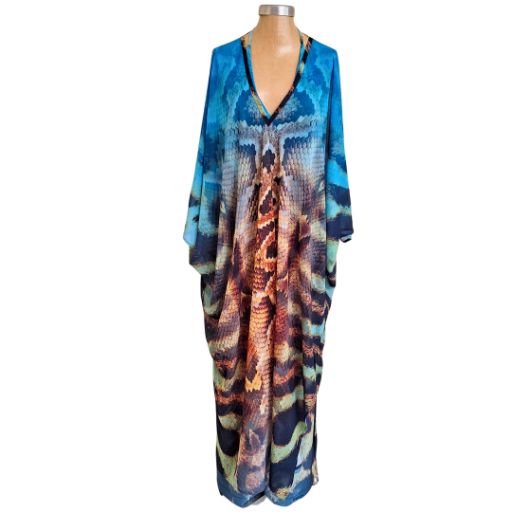 WS24 Python with Leopard Full Kaftan