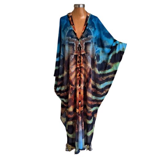 WS24 Python with Leopard Full Kaftan