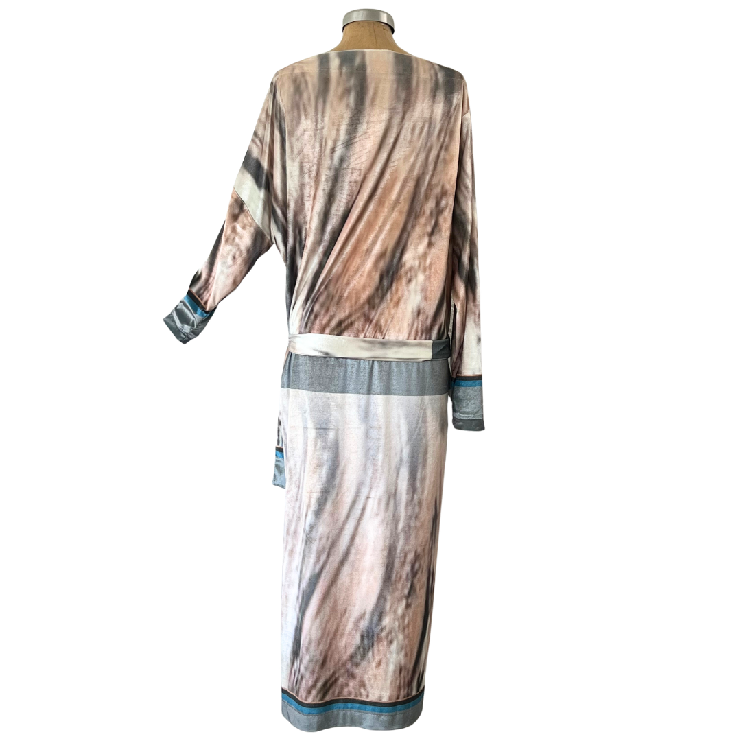 Velour Schloemphie Dress Girl with Tiger
