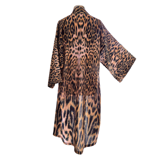 Tie Kimono Leopard