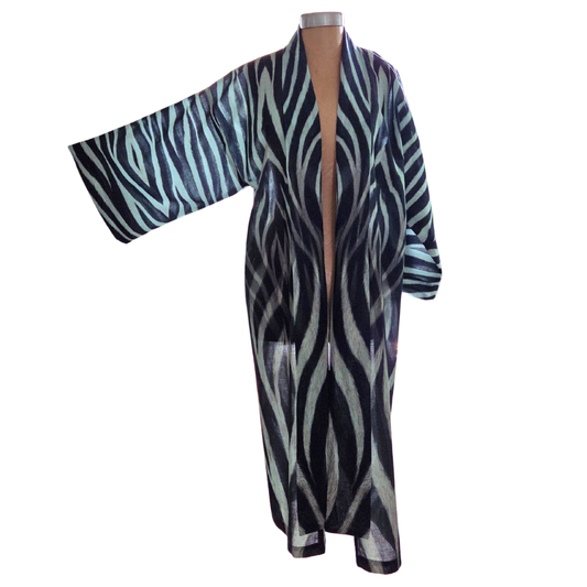 Tie Kimono Zebra