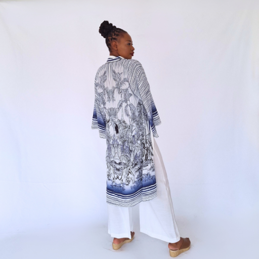 Tiger Ink Kimono Maxi