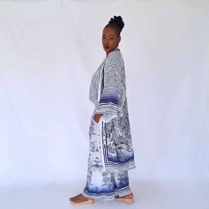 Tiger Ink Kimono Maxi