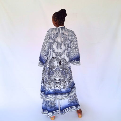 Tiger Ink Kimono Maxi