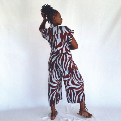 Tiger Kimono Jumpsuit