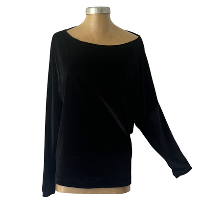 Velour Schloemphie Lounge Top Black