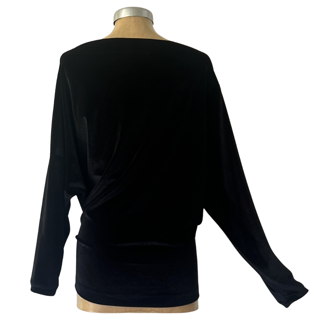 Velour Schloemphie Lounge Top Black