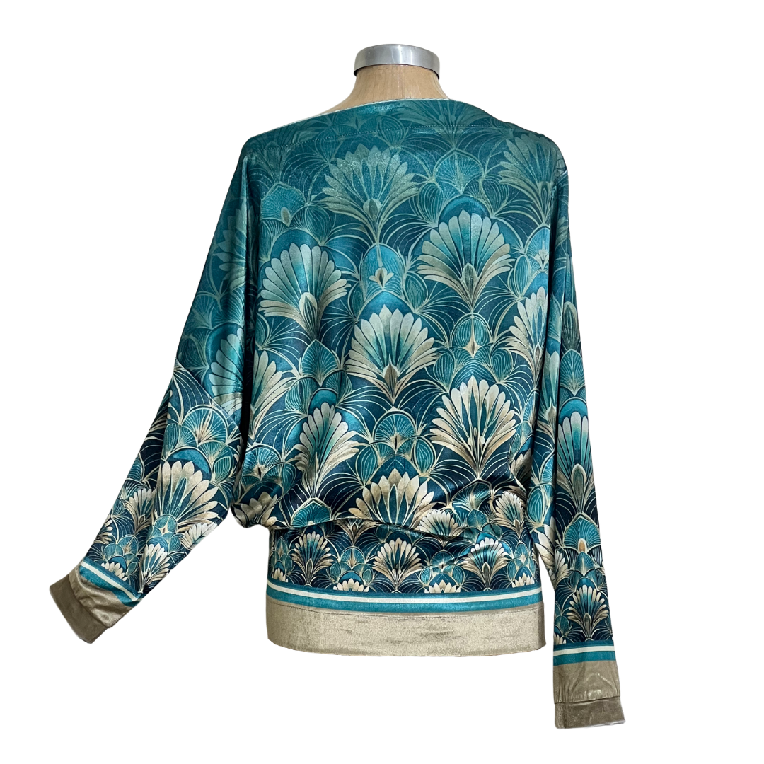Velour Schloemphie Top Dragon Tapestry