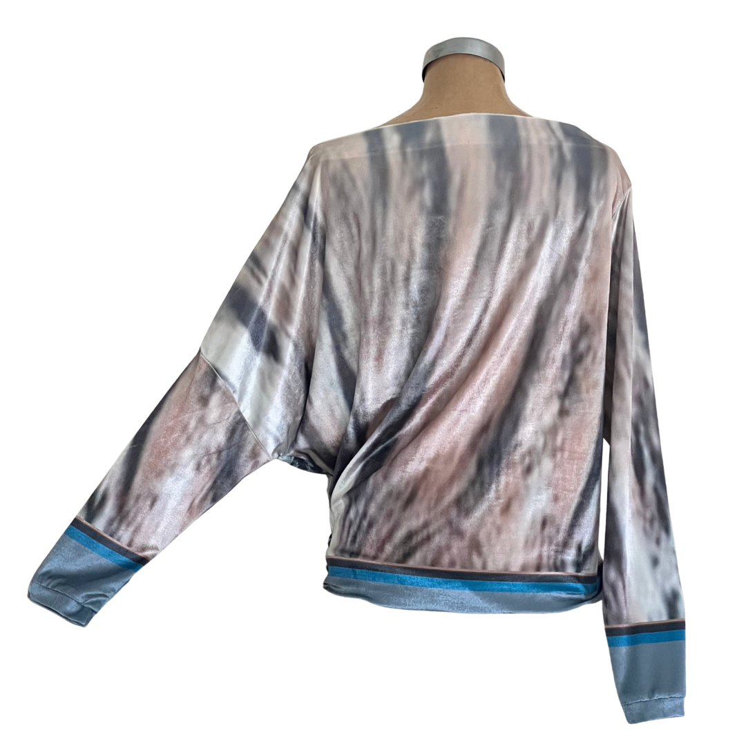 Velour Schloemphie Top Girl with Tiger