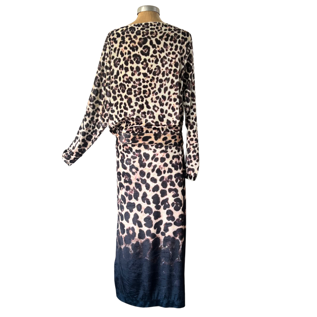 Velour Schloemphie Dress Leopard